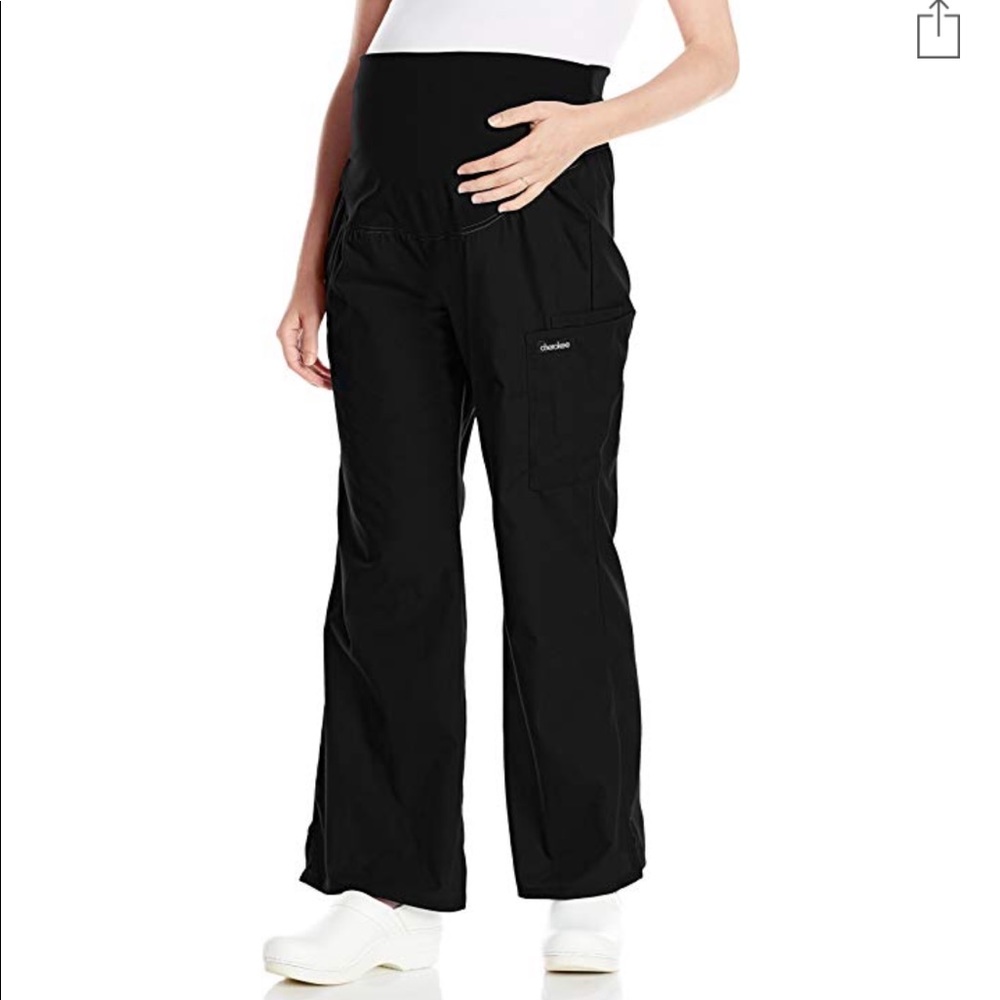 Cherokee🤰🏼Maternity Black Scrub Pants👖BRAND NEW